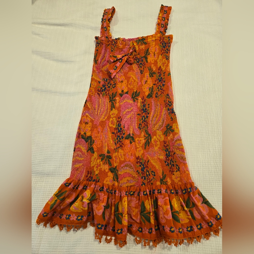 Banana print mini dress
